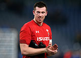 Adam Beard after the Italy v Wales match in 2019 Six Nations