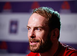 Alun Wyn Jones speaks in an interview