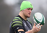 Andrew Porter in training with Ireland