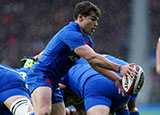 Antoine Dupont in action for France against England during 2023 Six Nations