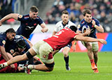 Antoine Dupont in action for France v Wales during 2025 Six Nations