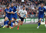 Antoine Dupont runs clear to score a try for France against Italy in 2025 Six Nations