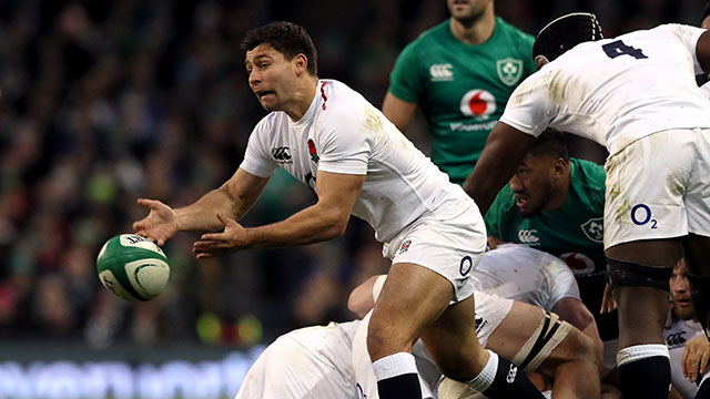 Ben Youngs in action for England v Ireland in 2019 Six Nations