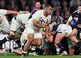 Billy Vunipola in action for England against Scotland