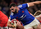 Charles Ollivon in action for France against Wales during 2026 Six Nations