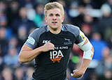 Chris Harris in action for Newcastle Falcons