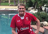 David Hasselhoff lends his support to Wales Six Nations hopes from LA Mansion