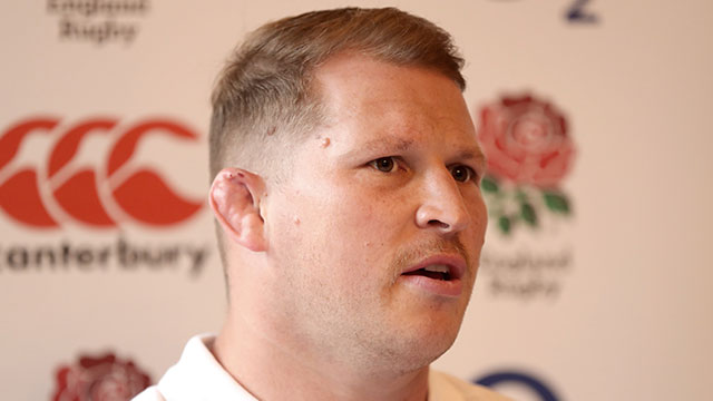 Dylan Hartley at England press conference