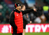 Eddie Jones prior to match at Twickenham