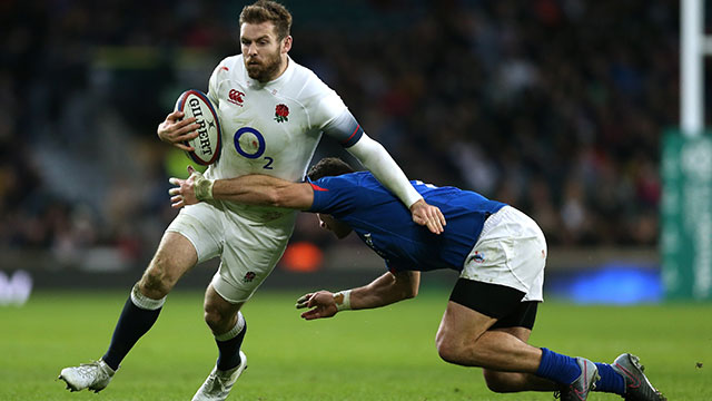 Elliot Daly in action for England