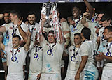 England celebrate winning 2017 Six Nations