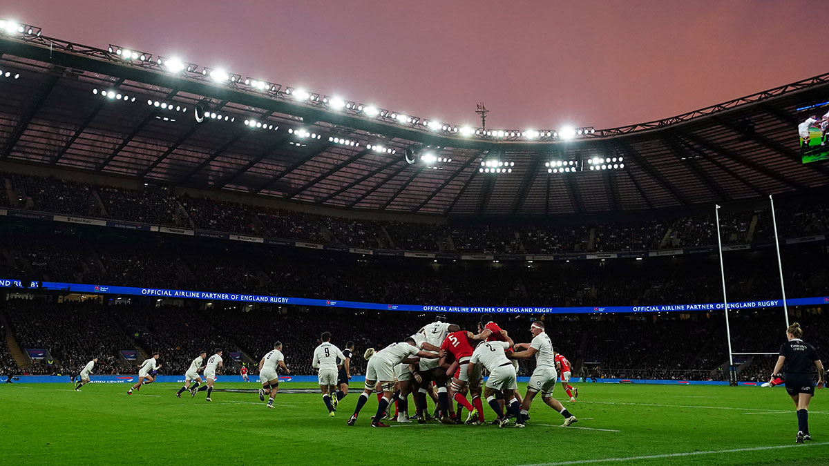 England v Wales at Twickenham in 2024 Six Nations