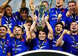 France players celebrate winning 2022 Six Nations title with Grand Slam