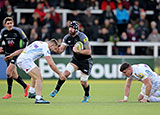 Gary Graham in action for Newcastle Falcons