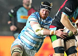 Gregor Brown in action for Glasgow Warriors against Harlequins in Champions Cup