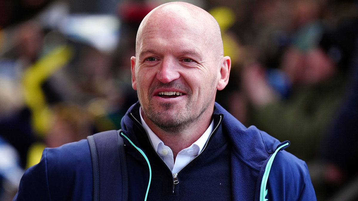 Gregor Townsend at Scotland v Portugal match during 2024 Autumn Internationals