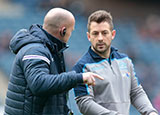 Gregor Townsend with Greig Laidlaw before Scotland v Ireland match in 2019 Six Nations