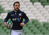 Greig Laidlaw training with Scotland