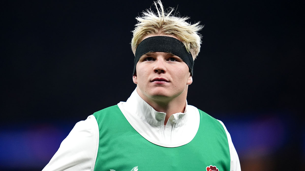 Henry Pollock at England v Wales match during 2026 Six Nations