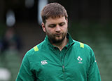 Iain Henderson before Ireland v Scotland match at Aviva Stadium