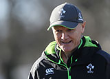 Ireland head coach Joe Schmidt at a training session