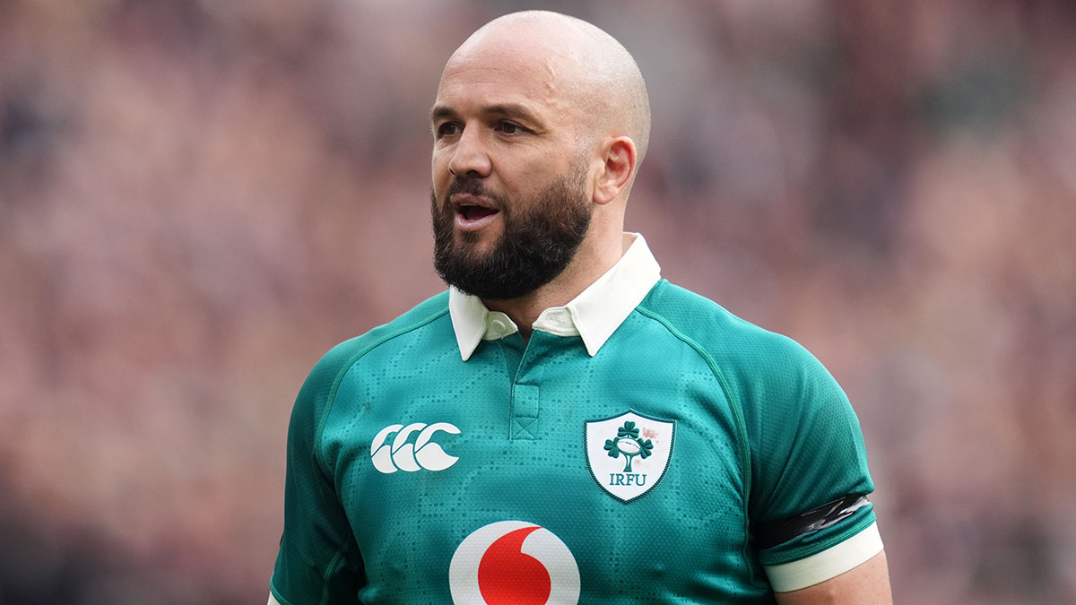 Jamison Gibson-Park during the England v Ireland match in 2026 Six Nations