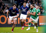 Jamison Gibson-Park in action for Ireland against France during 2024 Six Nations