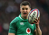 Johnny Sexton in action for Ireland during 2018 Six Nations