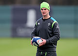 Johnny Sexton in training for Ireland