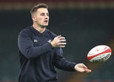 Jonathan Davies in training with Wales during 2018 autumn internationals