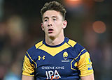 Josh Adams playing for Worcester