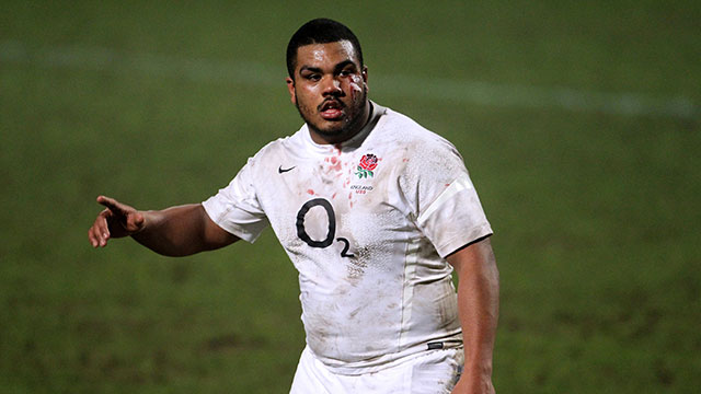 Kyle Sinckler in action for England