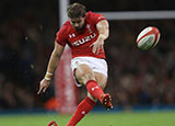 Leigh Halfpenny in action for Wales during the Autumn Internationals