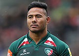 Manu Tuilagi in action for Leicester Tigers