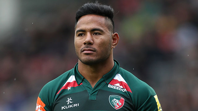 Manu Tuilagi in action for Leicester Tigers