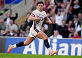 Marcus Smith scores a try for England against Italy during 2025 Six Nations