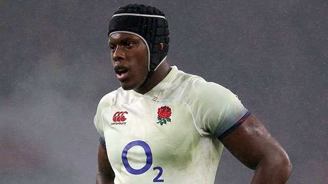 Maro Itoje playing for England