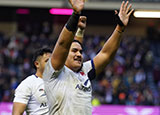 Posolo Tuilagi after Scotland v France match during 2024 Six Nations
