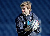 Richie Gray in training with Scotland