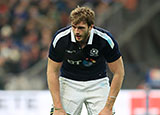 Richie Gray playing for Scotland