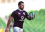 Rob Kearney training with Ireland