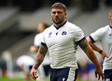 Rory Sutherland at Scotland training session during 2023 Rugby World Cup