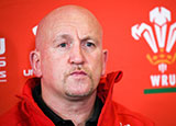 Shaun Edwards at Wales press conference