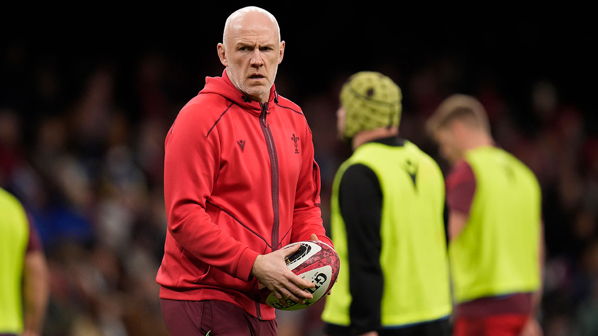 Steve Tandy at Wales v France match during 2026 Six Nations