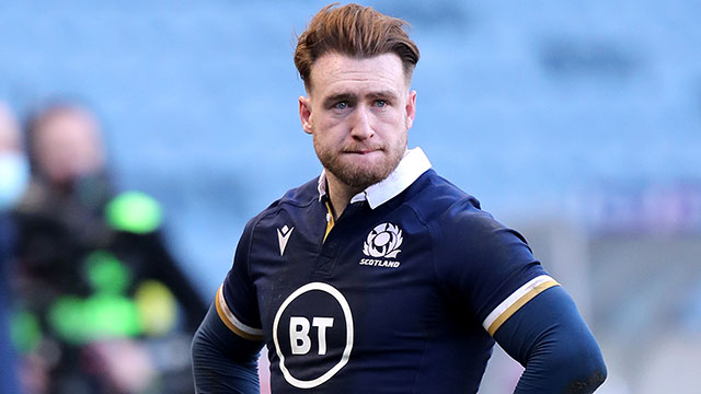 Stuart Hogg after Scotland lose to Ireland in 2021 Six Nations