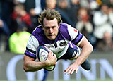 Stuart Hogg in action for Scotland