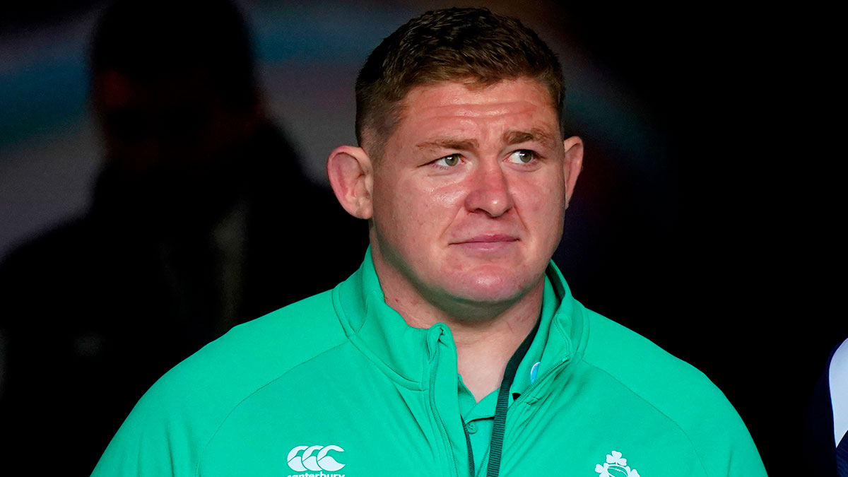 Tadhg Furlong at Ireland v Italy match during 2024 Six Nations