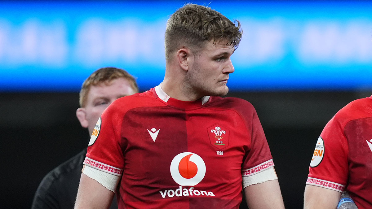 Taine Plumtree after Wales v England match during 2026 Six Nations