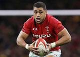 Taulupe Faletau in action for Wales