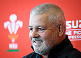 Warren Gatland at Wales press conference